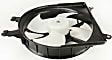 Radiator and A/C Condenser Fan, Driver and Passenger Side, Includes Blade, Motor, and Shroud, Replaces Toyo Type