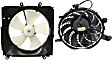 OE Replacement Radiator and A/C Condenser Fan, Single fan