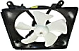 OE Replacement Radiator and A/C Condenser Fan, 1.8L, 4Cyl, Single fan