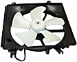 OE Replacement Radiator and A/C Condenser Fan, 1.8L, 4Cyl, Single fan