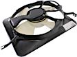 OE Replacement Radiator and A/C Condenser Fan Driver and Passenger Side, 2.0L, 4Cyl, Single fan