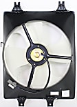 OE Replacement Radiator and A/C Condenser Fan, 3.5L, 6Cyl, Single fan