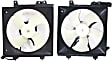 OE Replacement Radiator and A/C Condenser Fan, 2.5L, 4Cyl, Single fan