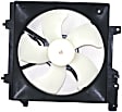 OE Replacement Radiator and A/C Condenser Fan, 2.5L, 4Cyl, Single fan