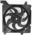 OE Replacement Radiator and A/C Condenser Fan, 2.0L, 4Cyl, Single fan