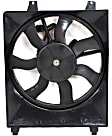 2008 Hyundai Santa Fe - Radiator and A/C Condenser Fan Driver and Passenger Side, 2.7L 6Cyl, For Models Without Towing Package, Single fan