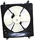 OE Replacement Radiator and A/C Condenser Fan Driver and Passenger Side, 2.2L, 4Cyl, Single fan