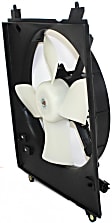 OE Replacement Radiator and A/C Condenser Fan Driver and Passenger Side, 2.2L, 4Cyl, Single fan