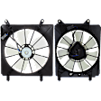 2011 Honda Element - Radiator and A/C Condenser Fan Driver and Passenger Side, 4 Cyl 2.4L, Single fan