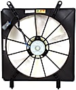 2011 Honda Element - Radiator and A/C Condenser Fan Driver and Passenger Side, 4 Cyl 2.4L, Single fan