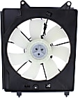 2011 Honda Element - Radiator and A/C Condenser Fan Driver and Passenger Side, 4 Cyl 2.4L, Single fan