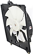 Radiator and A/C Condenser Fan - Driver and Passenger Side, For Models With Radiator Marked 0A18