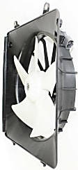 1999 Honda Accord EX - Radiator and A/C Condenser Fan Driver and Passenger Side, 2.3L 4Cyl, Sedan, Single fan