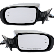 Driver and Passenger Side Mirrors, Power, Manual Folding, Heated, Chrome, In-housing Signal Light, With memory, With Puddle Light, No Auto-Dimming, With Blind Spot Detection in Glass