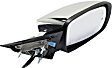 Driver and Passenger Side Mirrors, Power, Manual Folding, Heated, Chrome, In-housing Signal Light, With memory, With Puddle Light, No Auto-Dimming, With Blind Spot Detection in Glass