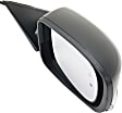 Driver and Passenger Side Mirrors, Power Adjust, Manual Folding, Heated, Paintable, In-housing Signal Light, With memory, With Puddle Light, No Auto-Dimming, With Blind Spot Detection in Glass