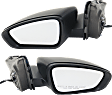Driver and Passenger Side Mirrors, Power Adjust, Manual Folding, Non-Heated, Paintable, No Signal Light, No Memory, No Puddle Light, No Auto-Dimming, No Blind Spot Feature