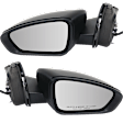 Driver and Passenger Side Mirrors, Power Adjust, Non-Folding, Heated, Paintable, No Signal Light, No Memory, No Puddle Light, No Auto-Dimming, No Blind Spot Feature