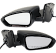 Driver and Passenger Side Mirrors, Power Adjust, Manual Folding, Heated, Paintable, No Signal Light, No Memory, No Puddle Light, No Auto-Dimming, No Blind Spot Feature