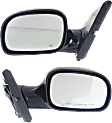 Driver and Passenger Side Mirrors, Power Adjust, Manual Folding, Heated, Paintable, No Signal Light, No Memory, No Puddle Light, No Auto-Dimming, No Blind Spot Feature