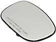 Driver and Passenger Side Mirror Glass, Heated, No Blind Spot Feature, Backing Plate Included