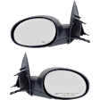 Driver and Passenger Side Mirrors, Power, Manual Folding, Heated, Textured Black, No Signal Light, No Memory, No Puddle Light, No Auto-Dimming, No Blind Spot Feature