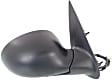 Driver and Passenger Side Mirrors, Power, Manual Folding, Heated, Textured Black, No Signal Light, No Memory, No Puddle Light, No Auto-Dimming, No Blind Spot Feature