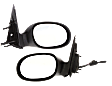 Driver and Passenger Side Mirror, Manual Adjust, Non-Heated, Non-Folding, Textured Black, No Signal Light, No Memory, No Puddle Light, No Auto-Dimming, No Blind Spot Feature