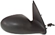 Driver and Passenger Side Mirror, Manual Adjust, Non-Heated, Non-Folding, Textured Black, No Signal Light, No Memory, No Puddle Light, No Auto-Dimming, No Blind Spot Feature