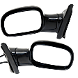 Driver and Passenger Side Mirrors, Power Adjust, Manual Folding, Non-Heated, Paintable, No Signal Light, No Memory, No Puddle Light, No Auto-Dimming, No Blind Spot Feature