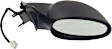 Driver and Passenger Side Mirrors, Power, Non-Folding, Non-Heated, Textured Black, No Signal Light, No Memory, No Puddle Light, No Auto-Dimming, No Blind Spot Feature