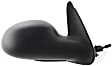 Driver and Passenger Side Mirror, Manual Adjust, Non-Heated, Non-Folding, Textured Black, No Signal Light, No Memory, No Puddle Light, No Auto-Dimming, No Blind Spot Feature