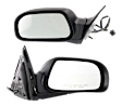 Driver and Passenger Side Mirrors, Power Adjust, Manual Folding, Heated, Textured Black, No Signal Light, No Memory, No Puddle Light, No Auto-Dimming, No Blind Spot Feature