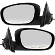 2006 Dodge Magnum SRT8 - Driver and Passenger Side Mirror, Power Adjust, Non-Heated, Textured Black, Non-Folding, No Signal Light, No Blind Spot Feature, No Memory, No Puddle Light, No Auto-Dimming