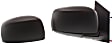 Driver and Passenger Side Mirror, Power Adjust, Heated, Manual Folding, With 1 Paintable and 1 Textured Black Cap, No Signal Light, No Memory, No Puddle Light, No Auto-Dimming