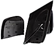 Driver and Passenger Side Mirror, Power Adjust, Heated, Manual Folding, With 1 Paintable and 1 Textured Black Cap, No Signal Light, No Memory, No Puddle Light, No Auto-Dimming
