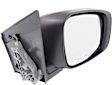 Driver and Passenger Side Mirror, Manual Adjust, Non-Heated, Manual Folding, Textured Black, No Signal Light, No Memory, No Puddle Light, No Auto-Dim, No Blind Spot Feature
