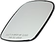 Driver and Passenger Side Mirror Glass, Heated, Non-Towing, With backing plate, Includes (2) Mirror Glasses