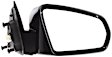 Sedan Driver and Passenger Side Mirror, Power Adjust, Non-Heated, Non-Folding, Paintable, No Signal Light, No Memory, No Puddle Light, No Auto-Dimming, No Blind Spot Feature