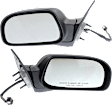 Driver and Passenger Side Mirrors, Power Adjust, Manual Folding, Heated, Textured Black, No Signal Light, With memory, No Puddle Light, No Auto-Dimming, No Blind Spot Feature