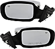 Driver and Passenger Side Mirrors, Power Adjust, Manual Folding, Heated, Chrome, No Signal Light, No Memory, No Puddle Light, No Auto-Dimming, No Blind Spot Feature, Convertible