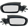 Driver and Passenger Side Mirrors, Power Adjust, Manual Folding, Heated, Paintable, No Signal Light, No Memory, No Puddle Light, No Auto-Dimming, No Blind Spot Feature