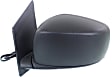 Driver and Passenger Side Mirror, Power Adjust, Heated, Power Folding, Textured Black, No Signal Light, No Memory, No Puddle Light, No Auto-Dim, No Blind Spot Feature