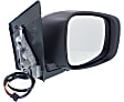 Driver and Passenger Side Mirror, Power Adjust, Heated, Power Folding, Textured Black, No Signal Light, No Memory, No Puddle Light, No Auto-Dim, No Blind Spot Feature