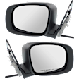 2010 Dodge Grand Caravan - Driver and Passenger Side Mirror, Power Adjust, Heated, Chrome, Manual Folding, In-housing Signal Light, No Blind Spot Feature, Driver Side - No Memory; Passenger Side - With Memory, No Puddle Light, No Auto-Dimming, Mini Cargo Van