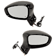 Mirror, Power Adjust, Heated, Manual Folding, Paintable, No Signal Light, No Memory, No Puddle Light, No Auto-Dim, No Blind Spot Feature