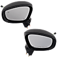 Driver and Passenger Side Mirrors, Power Adjust, Power Folding, Heated, Paintable, In-Housing Signal Light, With Memory, With Puddle Light, No Auto-Dimming, With Blind Spot Detection in Glass
