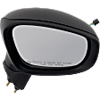 Driver and Passenger Side Mirrors, Power Adjust, Power Folding, Heated, Paintable, In-Housing Signal Light, With Memory, With Puddle Light, No Auto-Dimming, With Blind Spot Detection in Glass