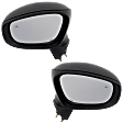 Driver and Passenger Side Mirror, Power Adjust, Heated, Manual Folding, Paintable, No Signal Light, No Memory, No Puddle Light, No Auto-Dim, With Blind Spot Detection in Glass