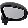 Driver and Passenger Side Mirror, Power Adjust, Heated, Manual Folding, Paintable, No Signal Light, No Memory, No Puddle Light, No Auto-Dim, With Blind Spot Detection in Glass